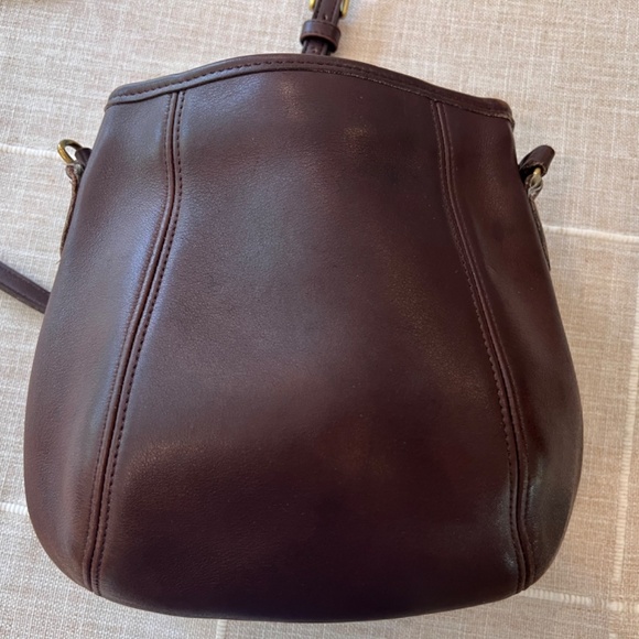 Coach Vintage Small Framed Pouch Crossbody 9990 - Dark chocolate brown - Picture 3 of 7